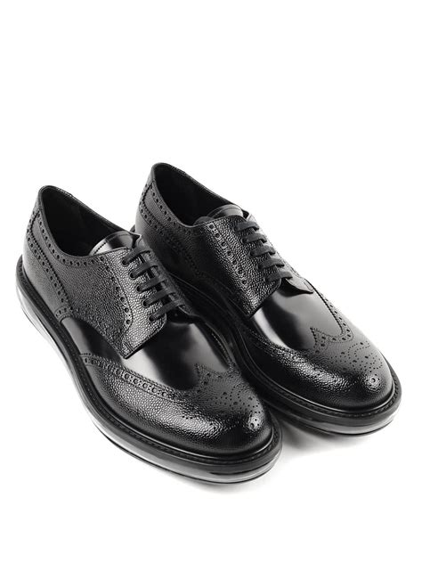 prada lace up shoes brogue|prada brogues.